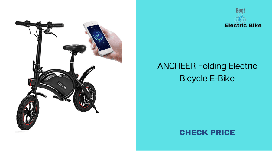 Ancheer Folding Powerful and Waterproof E-Bike
