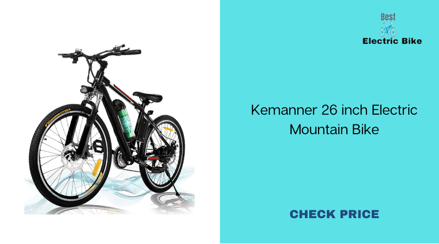 Kemanner 26 inch Electric Mountain Bike