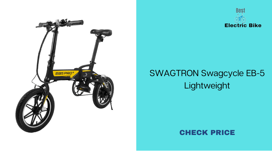 Swagtron Swagcycle EB-5 Folding Ebike with Pedals