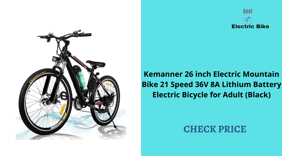 Kemanner 26 inch Electric Mountain Bike 21